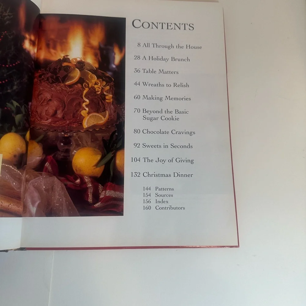 Christmas with Southern Living 1997 Hardcover Holiday‎ Recipes Decorating Book